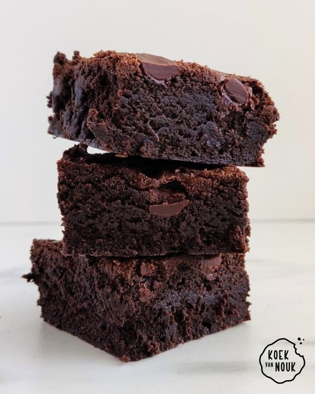 Vegan brownies van Koek van Nouk